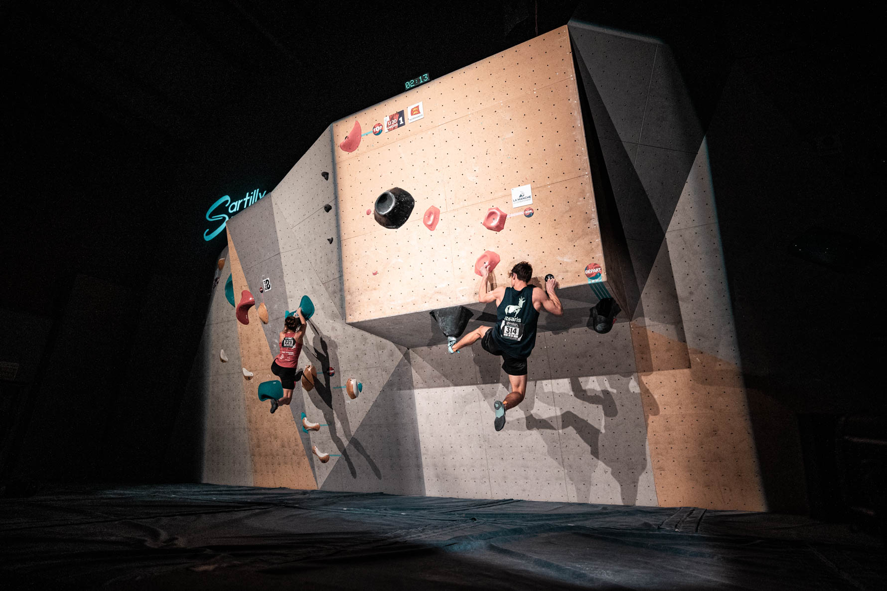 Chronomètres d'escalade de bloc