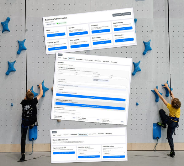 Panneau d'administration du système