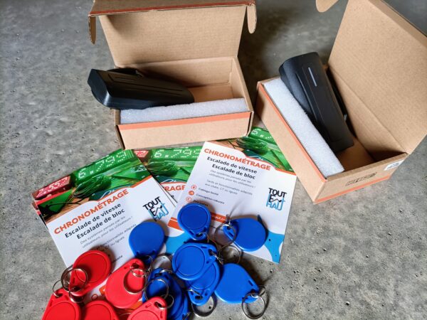 Kit RFID pour les chronomètres d'escalade Tout en Haut